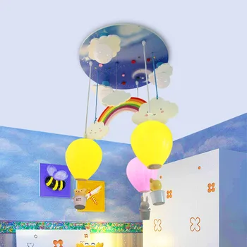 Children's room rainbow balloon LED ceiling lights bedroom creative cartoon personality ceiling lamp lantern hot air LU8111535
Children's room rainbow balloon LED ceiling lights bedroom creative cartoon personality ceiling lamp lantern hot air LU8111535