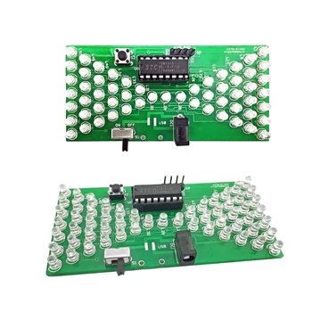 5V Electronic Hourglass DIY Kit Electric Production Kits With LED Lamps Double Layer PCB Board
5V Electronic Hourglass DIY Kit Electric Production Kits With LED Lamps Double Layer PCB Board