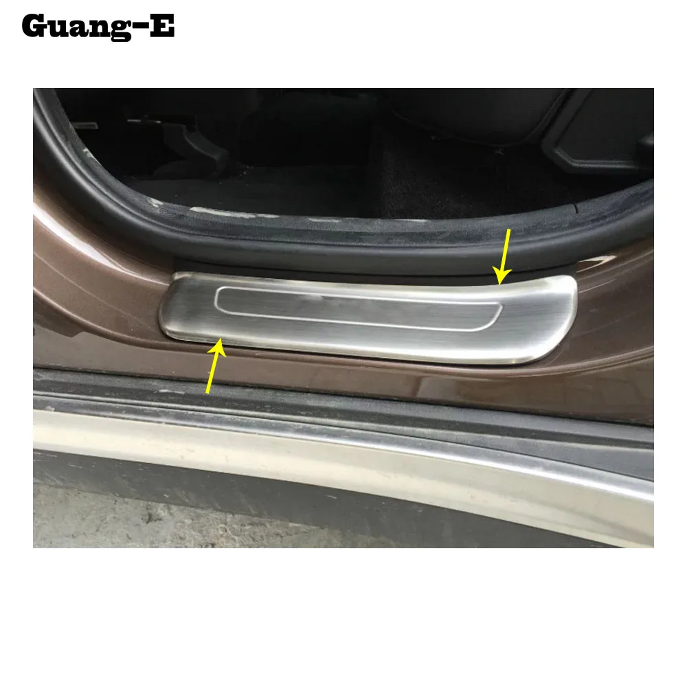 car styling cover Stainless Steel pedal Door sill scuff plate Cover external threshold 4pcs for Kia Sportage KX5 2016 2017 2018
car styling cover Stainless Steel pedal Door sill scuff plate Cover external threshold 4pcs for Kia Sportage KX5 2016 2017 2018