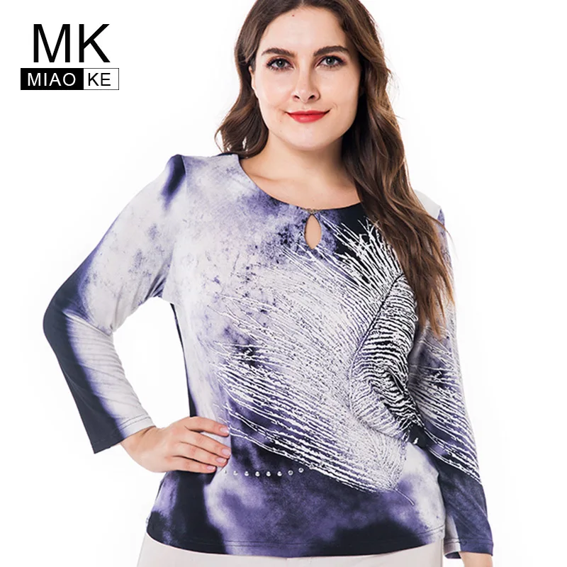 Miaoke Plus Size Graphic tees 2018 Autumn Clothing For Women Fashion Long Sleeve T-shirt Vintage Print Oversized Tops
Miaoke Plus Size Graphic tees 2018 Autumn Clothing For Women Fashion Long Sleeve T-shirt Vintage Print Oversized Tops