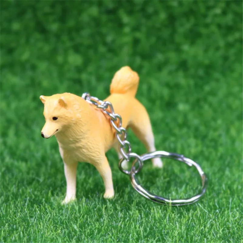 Кольцо для ключей dayooff Lovely Rhubarb Dog подвеска мужчин женщин Корейская милая кукла