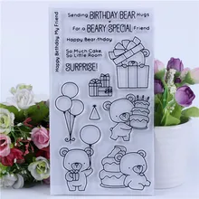 Cute Transparent Clear Silicone Stamps for DIY Scrapbooking Card Making diy photo album Decorative Beary Text Stempel
Cute Transparent Clear Silicone Stamps for DIY Scrapbooking Card Making diy photo album Decorative Beary Text Stempel