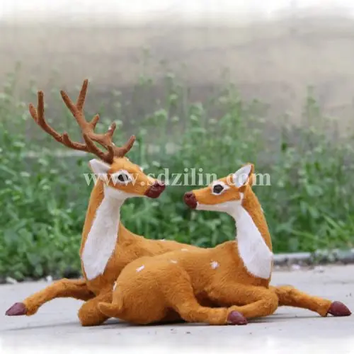 Zilin Manufacturer/Christmas decoration simulation deer / deer gift two sizes for option
Zilin Manufacturer/Christmas decoration simulation deer / deer gift two sizes for option