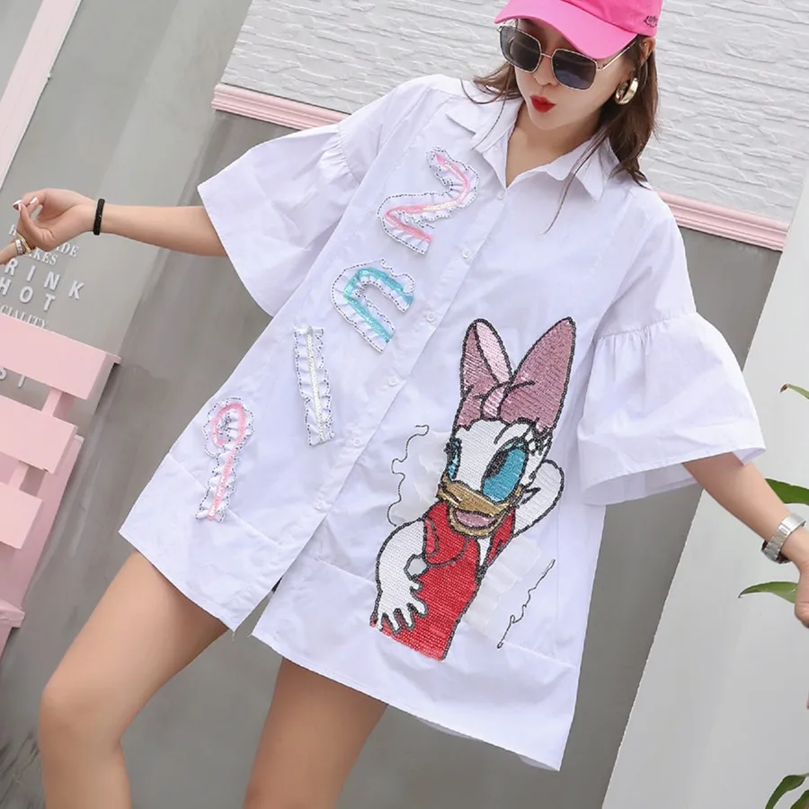 2019 new arrival print turn down collar cartoon 3D embroidery dress girls sweet casual dresses vestidos short sleeve shirt dress
2019 new arrival print turn down collar cartoon 3D embroidery dress girls sweet casual dresses vestidos short sleeve shirt dress