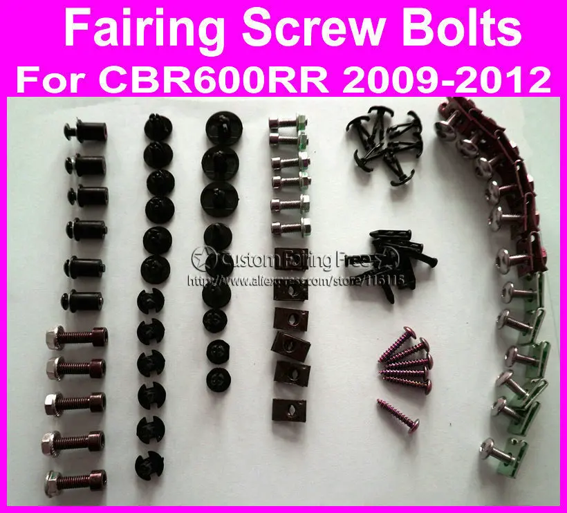 New Fairings screw bolt kit for CBR 600RR 2009-2012 cbr600 rr 09- 12 black fairing dag screws,coupling bolt set
New Fairings screw bolt kit for CBR 600RR 2009-2012 cbr600 rr 09- 12 black fairing dag screws,coupling bolt set