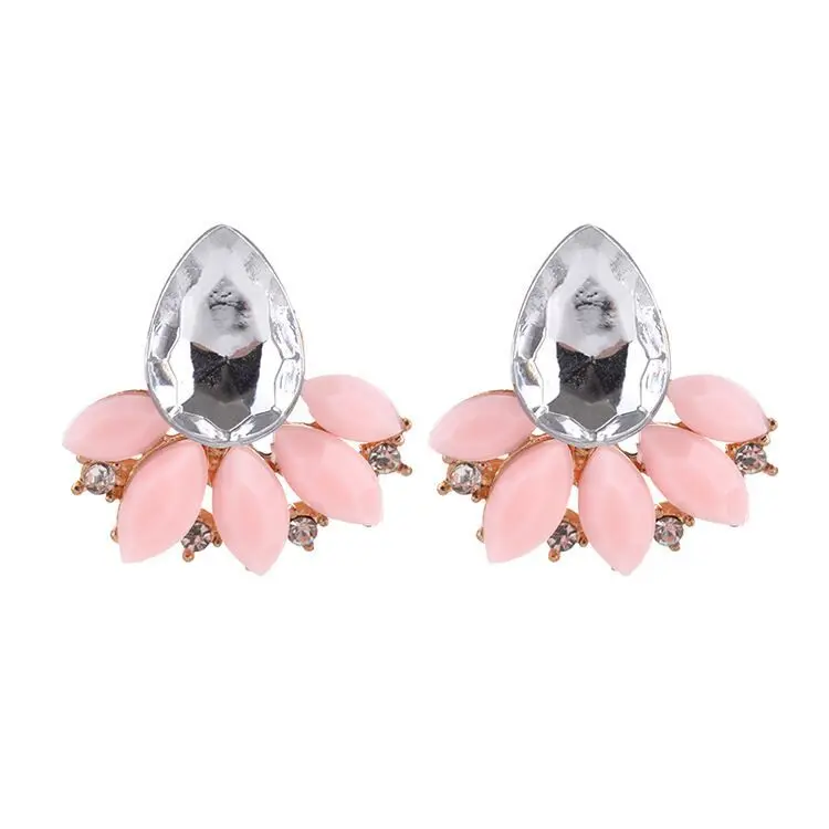 1Pair Sell Cream Clear Petals Flower Drop Dangle Earrings For Women Fashion Jewelry Double Sided Gold Silver Plated Earrings
1Pair Sell Cream Clear Petals Flower Drop Dangle Earrings For Women Fashion Jewelry Double Sided Gold Silver Plated Earrings