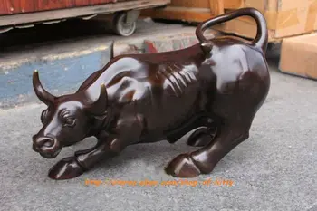 11"Long Large Bronze coffee Wall Street Bull OX Figure Statue copper Decoration real Brass 25% off
11"Long Large Bronze coffee Wall Street Bull OX Figure Statue copper Decoration real Brass 25% off