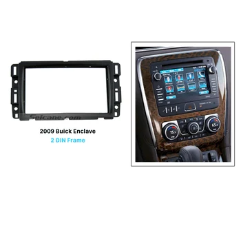 Seicane Black Double Din Car Radio Fascia for 2007-2012 Buick Enclave Stereo Frame Panel CD Trim Dash Mount Kit Adapter 
Seicane Black Double Din Car Radio Fascia for 2007-2012 Buick Enclave Stereo Frame Panel CD Trim Dash Mount Kit Adapter