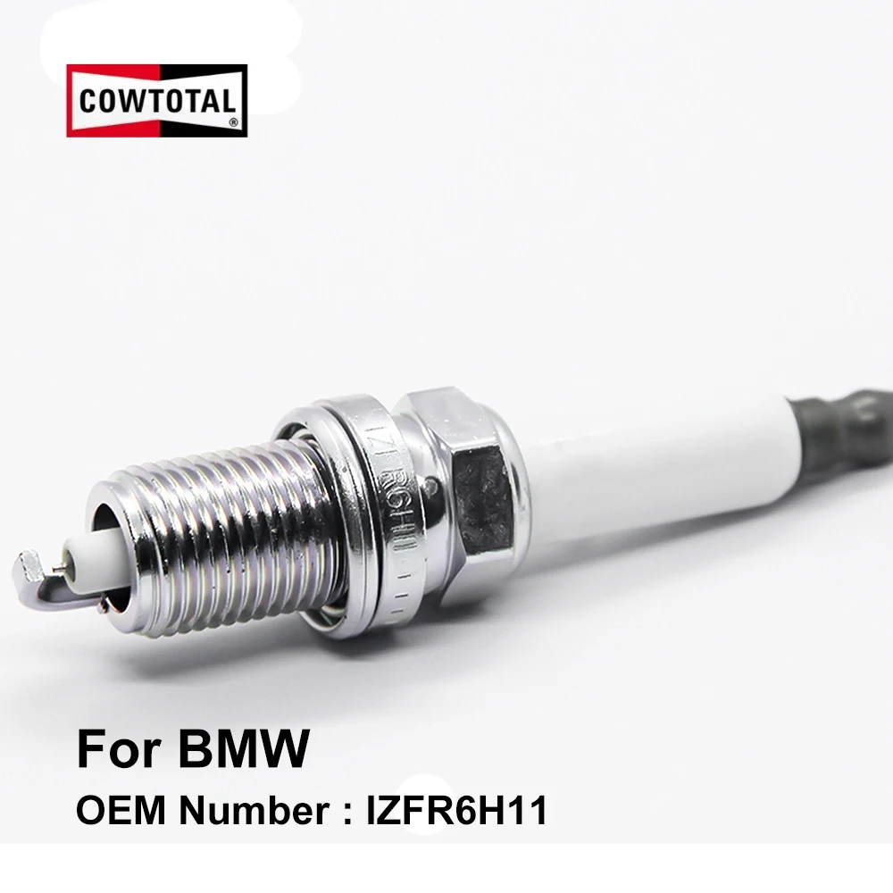 COWTOTAL Platinum Spark Plug for BMW 1 Series 3 Series 5 Series X1 X3 X5 Z4 OE IZFR6H11 ( Pack of 4 )
COWTOTAL Platinum Spark Plug for BMW 1 Series 3 Series 5 Series X1 X3 X5 Z4 OE IZFR6H11 ( Pack of 4 )