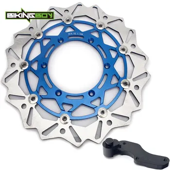 BIKINGBOY 320mm Front Brake Disc Disk Rotor Bracket YZ WR 125 250 98-07 WR250F 01-16 WR450F 03-17 YZ250F 01-06 YZ450F 2003-2007
BIKINGBOY 320mm Front Brake Disc Disk Rotor Bracket YZ WR 125 250 98-07 WR250F 01-16 WR450F 03-17 YZ250F 01-06 YZ450F 2003-2007
