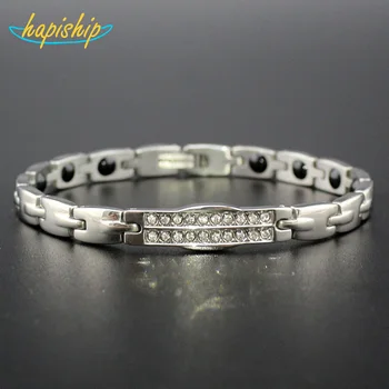 Hapiship Trendy Magnet Bracelet Bangle For Women Titanium Steel Health Care GermaniumTG4606
Hapiship Trendy Magnet Bracelet Bangle For Women Titanium Steel Health Care GermaniumTG4606