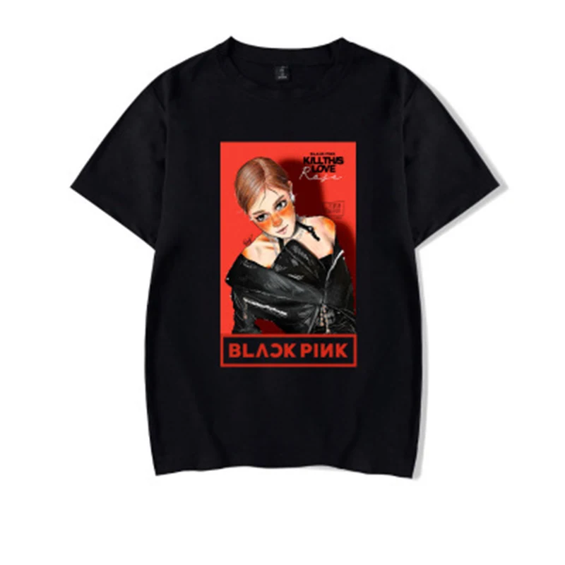 2019 New Kpop Drop Shipping Blackpink Summer Fashion T-shirt Unisex Loose Large Size Trend Fashion Girls Clothing
2019 New Kpop Drop Shipping Blackpink Summer Fashion T-shirt Unisex Loose Large Size Trend Fashion Girls Clothing
