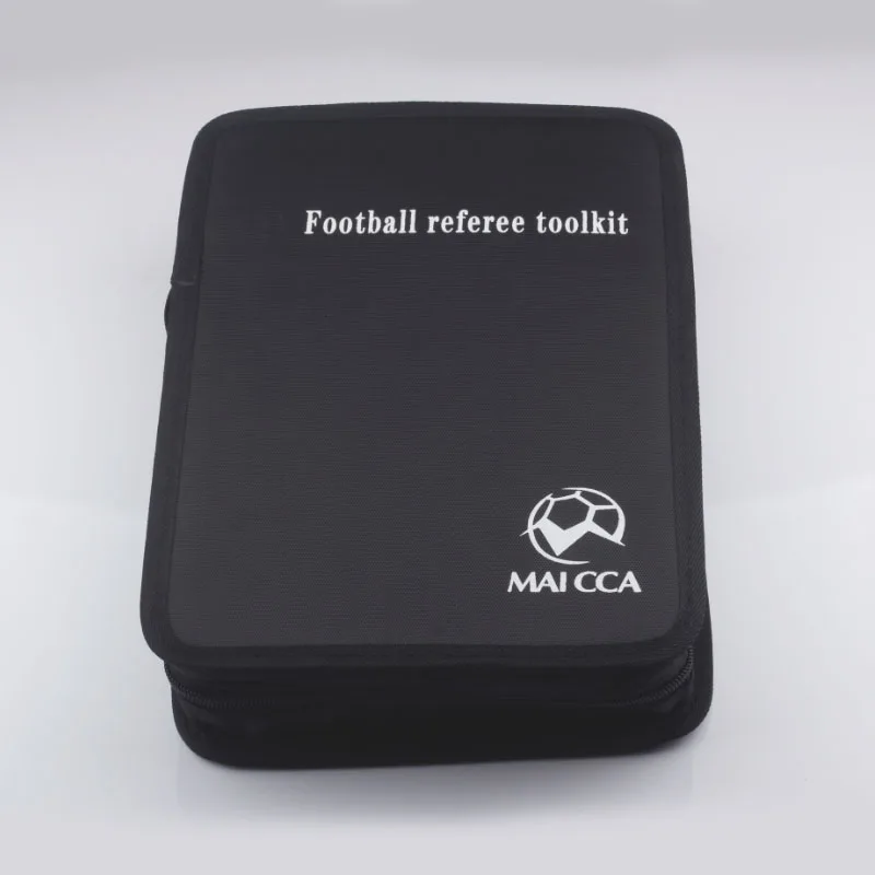 Image MAICCA Soccer referee bag Professional  Black Football referee toolkit Sports wallet equipment Customer Make