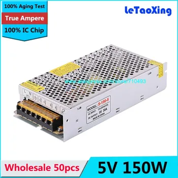 Best Quality 50pcs/Lot 5V 30A 150W Switching Power Supply Driver for LED Strip AC 100-240V Input to DC 5V30A Free shipping
Best Quality 50pcs/Lot 5V 30A 150W Switching Power Supply Driver for LED Strip AC 100-240V Input to DC 5V30A Free shipping