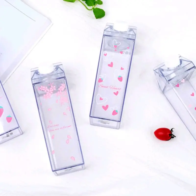Portable Water Bottle Milk Storage Sakura-Print Strawberry-Print Sports Drinking Clear Cup For Home School Office X7YD
Portable Water Bottle Milk Storage Sakura-Print Strawberry-Print Sports Drinking Clear Cup For Home School Office X7YD