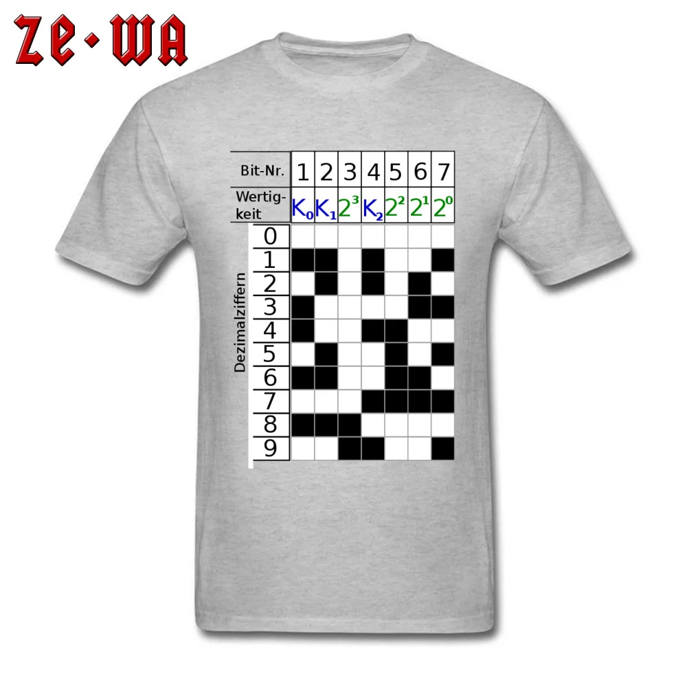 Code Hamming T Shirts 2018 Popular Short Sleeve Simple Style Cotton O-Neck Men's Tops Tees Comics Top T-shirts Summer Autumn Code Hamming grey