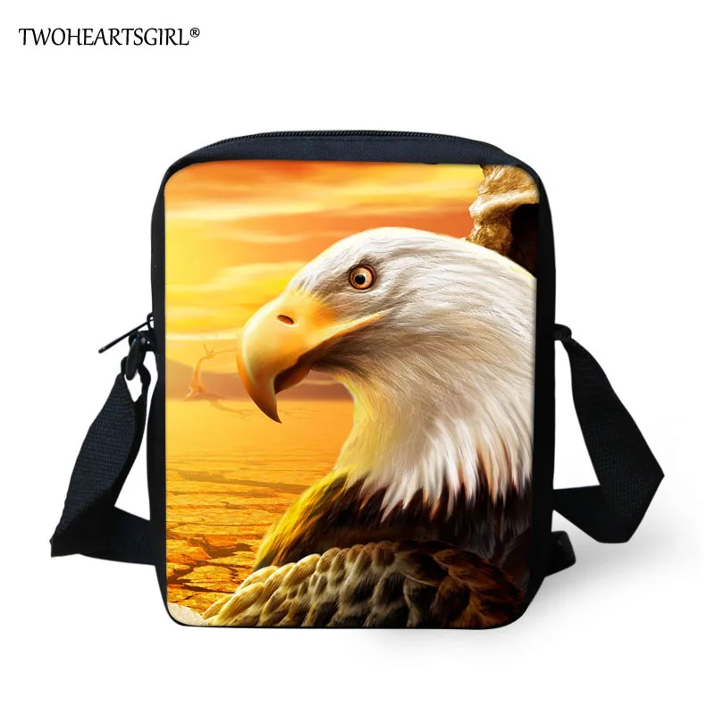 TWOHEARTSGIRL Cool Eagle Printed Messenger Bag for Men Boys Polyester Shoulder Bag Children Kids Cross body Small Bag
TWOHEARTSGIRL Cool Eagle Printed Messenger Bag for Men Boys Polyester Shoulder Bag Children Kids Cross body Small Bag