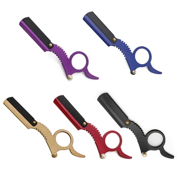 Professional Straight Edge Barber Razor Classic Travel Home Barber Razor with Easy Blades Replacement Mechanism Beard Shaving
Professional Straight Edge Barber Razor Classic Travel Home Barber Razor with Easy Blades Replacement Mechanism Beard Shaving