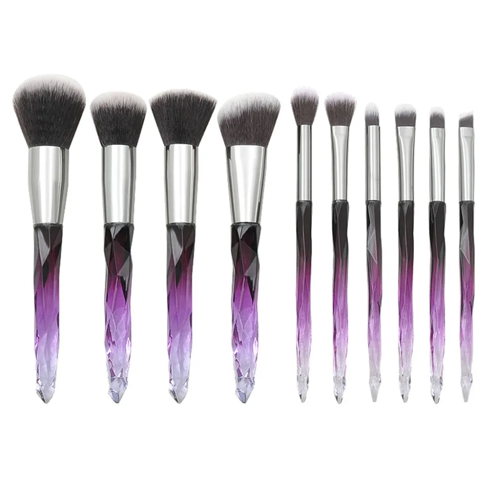 New Fshion 10 Pcs Crystal Diamond Transparent Handle Makeup Brushes Set Professional Foundation Powder Face Cosmetic Brush Tool#
New Fshion 10 Pcs Crystal Diamond Transparent Handle Makeup Brushes Set Professional Foundation Powder Face Cosmetic Brush Tool#