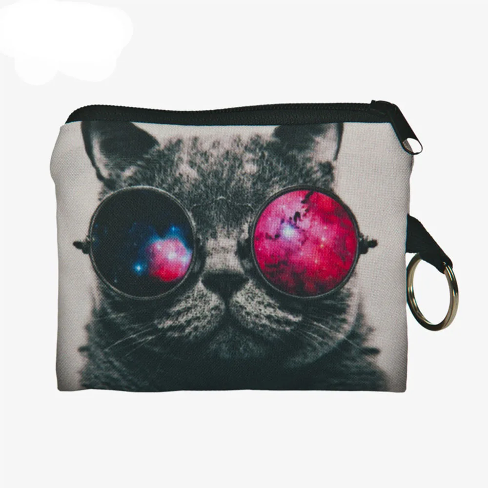Cartoon glasses cat design Coin Purse fashion and lovely Zipper Cat Design Coin Purse Earphone Container Card Key Storage Bag
Cartoon glasses cat design Coin Purse fashion and lovely Zipper Cat Design Coin Purse Earphone Container Card Key Storage Bag