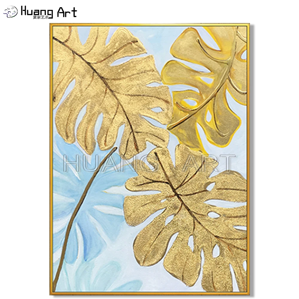 Skill Artist Hand-painted High Quality Modern Abstract Golden Leaves Oil Painting on Canvas for Decor Beautiful Leaf Painting
Skill Artist Hand-painted High Quality Modern Abstract Golden Leaves Oil Painting on Canvas for Decor Beautiful Leaf Painting
