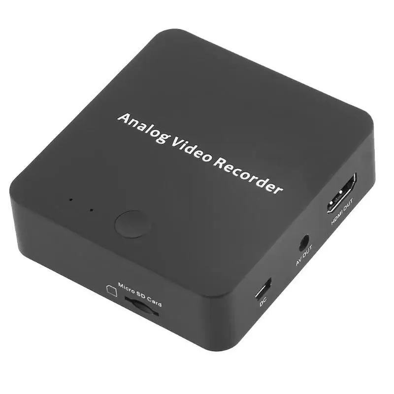 AV Capture Analog to Digital Video Recorder Converter with AV HDMI Output to for Micro SD TF Card
AV Capture Analog to Digital Video Recorder Converter with AV HDMI Output to for Micro SD TF Card