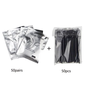 50pairs New Paper Patches Eyelash Under Eye Pads+50pcs Disporable Eyelash Makeup Brushes Lash Eyelash Extension Make Up Tools
50pairs New Paper Patches Eyelash Under Eye Pads+50pcs Disporable Eyelash Makeup Brushes Lash Eyelash Extension Make Up Tools