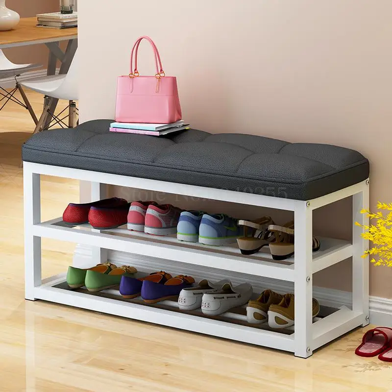 Change shoes storage rack stool creative sofa stool door shoe stool cabinet storage shoe rack leather art footstool
Change shoes storage rack stool creative sofa stool door shoe stool cabinet storage shoe rack leather art footstool