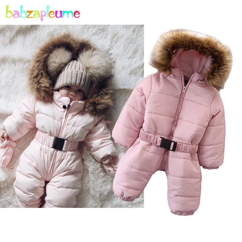 babzapleume 2019 Winter Jumpsuit Newborn Warm Fur Collar Rompers Cute Baby Clothes Toddler Costumes Little Girls Clothing BC1593
babzapleume 2019 Winter Jumpsuit Newborn Warm Fur Collar Rompers Cute Baby Clothes Toddler Costumes Little Girls Clothing BC1593