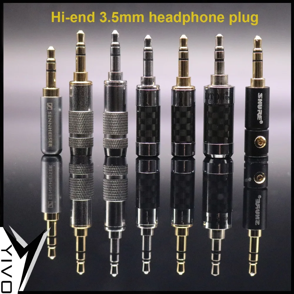 10pcs YIVO Hi-end Gold Plated Audio Male Earphone Headphone plug 3.5mm stereo 1/8" connector Different Models Plugs terminal
10pcs YIVO Hi-end Gold Plated Audio Male Earphone Headphone plug 3.5mm stereo 1/8" connector Different Models Plugs terminal