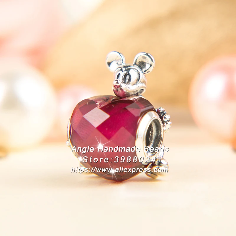2018 Mother's Day S925 Sterling Silver Disn Mickey Love Heart Charm With Crystal Beads Fit Original dora Bracelets Making
2018 Mother's Day S925 Sterling Silver Disn Mickey Love Heart Charm With Crystal Beads Fit Original dora Bracelets Making