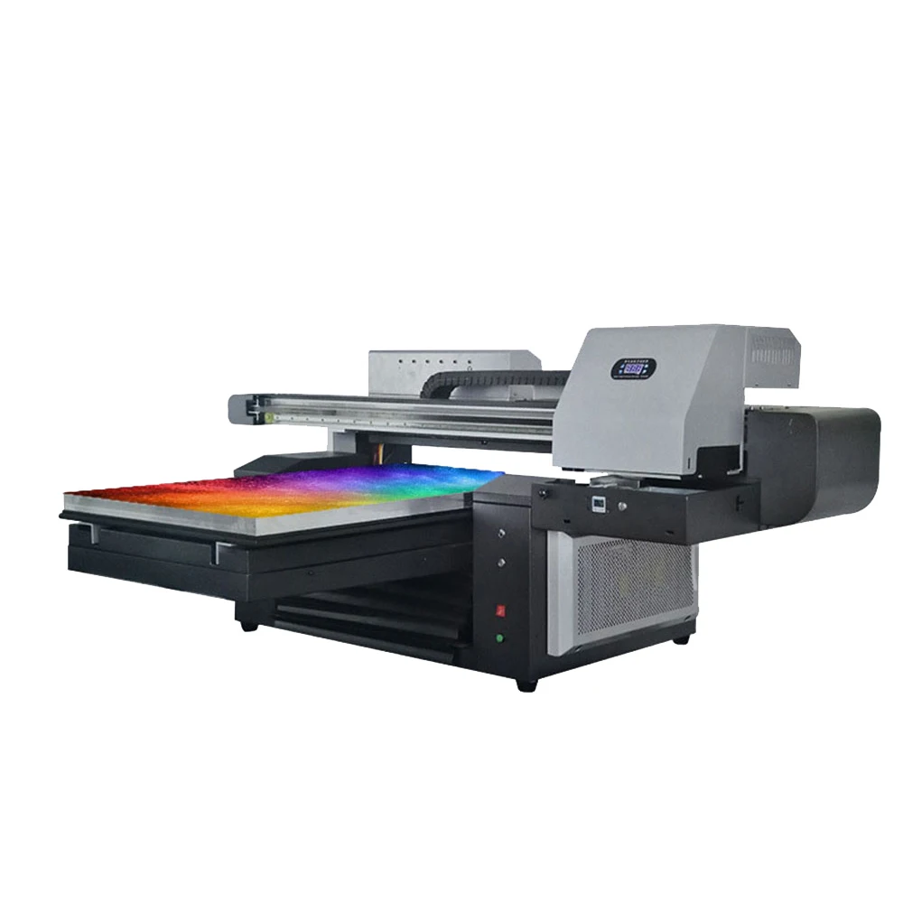 12 Colors 6090 UV Printer Flatbed Printers Max Print 600x900mm Large Format Multifunction Digital Inkjet 3D Ceramic UV Printer
12 Colors 6090 UV Printer Flatbed Printers Max Print 600x900mm Large Format Multifunction Digital Inkjet 3D Ceramic UV Printer