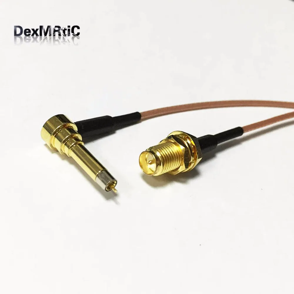 New RP-SMA Female Jack nut Connector Switch MS156 Right Angle Connector RG178 Wholesale 15CM 6" Adapter
New RP-SMA Female Jack nut Connector Switch MS156 Right Angle Connector RG178 Wholesale 15CM 6" Adapter