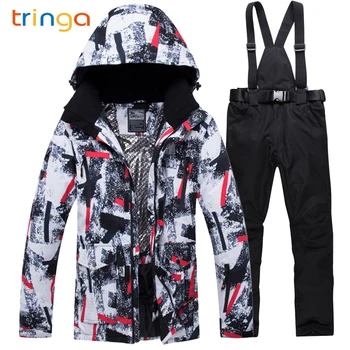 TRINGA Brands Ski Suit Men's Winter Skiing Sets Windproof Waterproof Breathable Outdoor Snow Jacket Pants Snowboarding Suits
TRINGA Brands Ski Suit Men's Winter Skiing Sets Windproof Waterproof Breathable Outdoor Snow Jacket Pants Snowboarding Suits