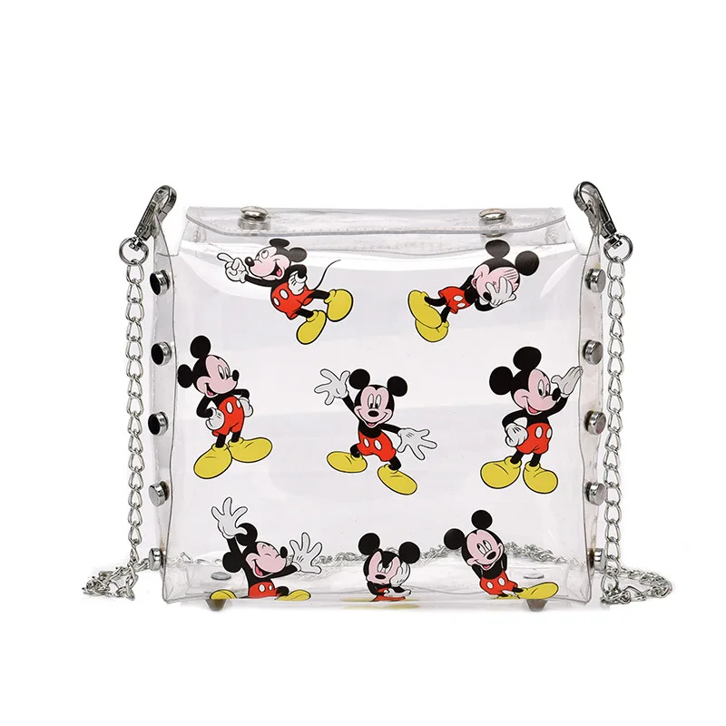 2019 New Mickey Handbag PVC Female Shoulder Bag Lady Crossbody Jelly Bag Cartoon Transparent Mini Women Bag Bolsa Feminina
2019 New Mickey Handbag PVC Female Shoulder Bag Lady Crossbody Jelly Bag Cartoon Transparent Mini Women Bag Bolsa Feminina