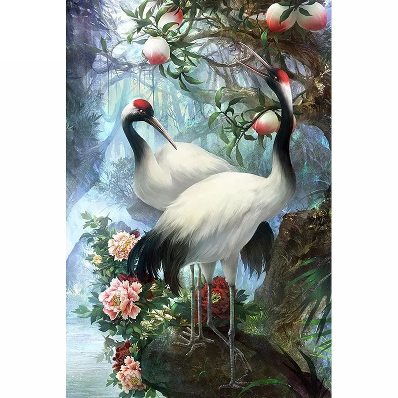 Diamond Painting Full Square/Round Red-crowned Crane and Peach Double Crane Daimond Painting Embroidery Cross Stitch Zou012
Diamond Painting Full Square/Round Red-crowned Crane and Peach Double Crane Daimond Painting Embroidery Cross Stitch Zou012
