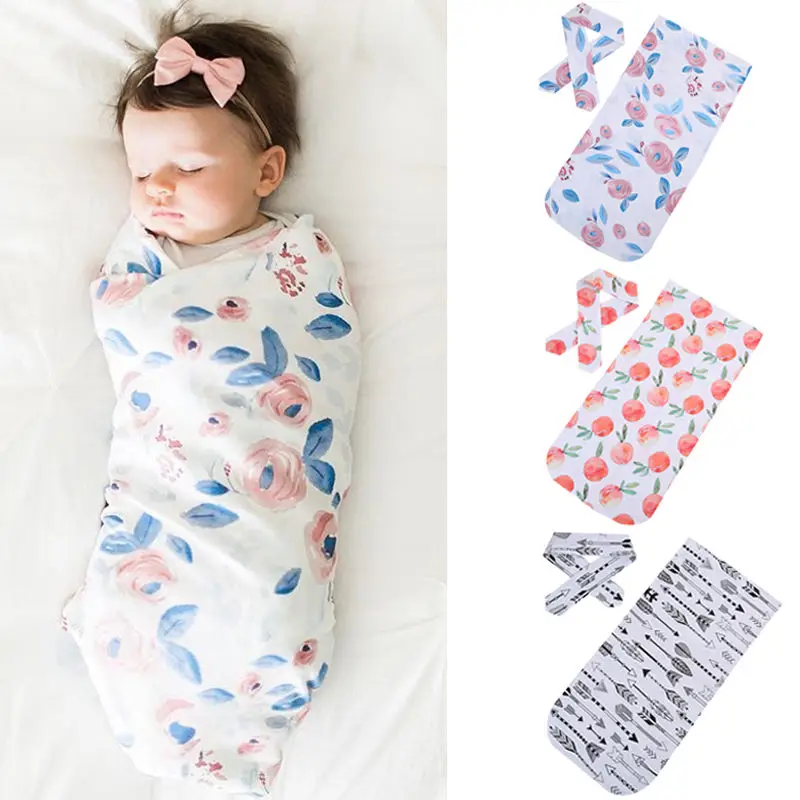 2 шт. Детские хлопковые одеяла с принтом|infant sleeping|baby boybaby blanket |