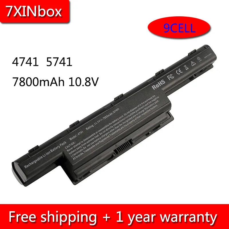 7XINbox 9cell 7800mAh AS10D31 AS10D41 Battery For Acer 4741 4250 5741 4370 5250 4771Z AS10D61 AS10D71 AS10D51 AS10D75 AS10D81
7XINbox 9cell 7800mAh AS10D31 AS10D41 Battery For Acer 4741 4250 5741 4370 5250 4771Z AS10D61 AS10D71 AS10D51 AS10D75 AS10D81