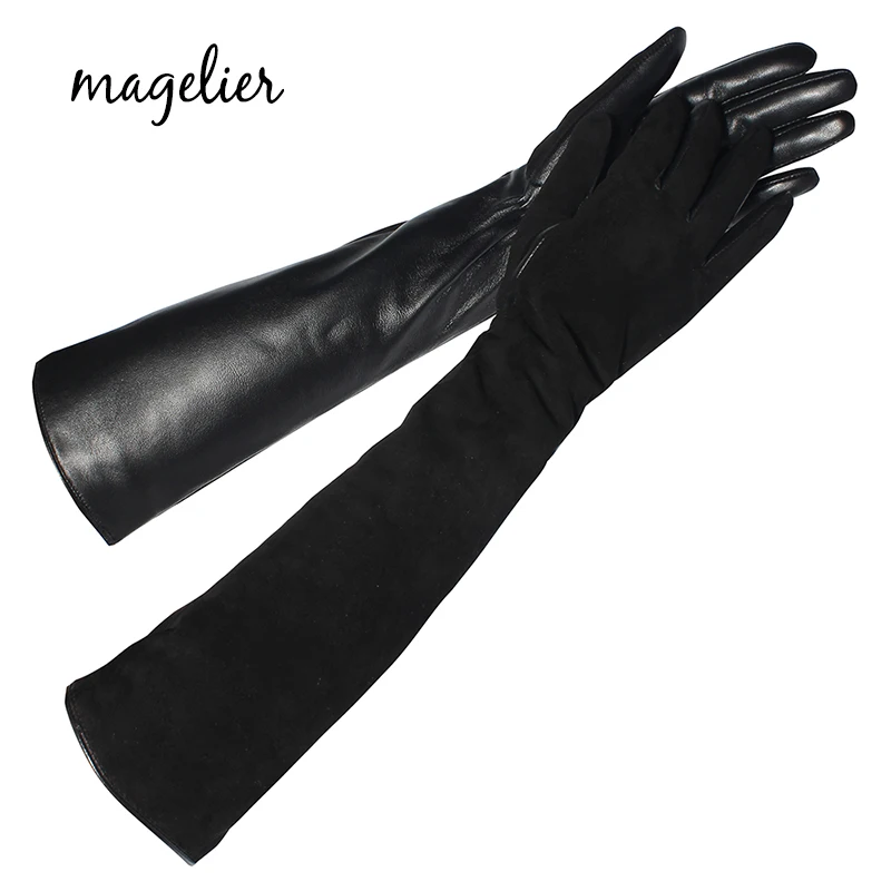 Magelier Genuine Leather Gloves for Women Fashion Brand New Touch Screen Long Gloves Evening Party Keep Warm In Winter Gloves 80
Magelier Genuine Leather Gloves for Women Fashion Brand New Touch Screen Long Gloves Evening Party Keep Warm In Winter Gloves 80