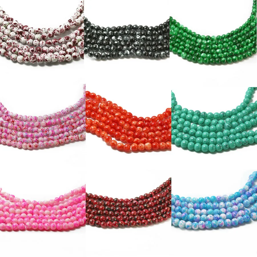 6mm approx 140pcs Colorful Crystal Round Glass Beads Loose Spacer Beads For Jewelry Making DIY Necklace & Bracelet
6mm approx 140pcs Colorful Crystal Round Glass Beads Loose Spacer Beads For Jewelry Making DIY Necklace & Bracelet