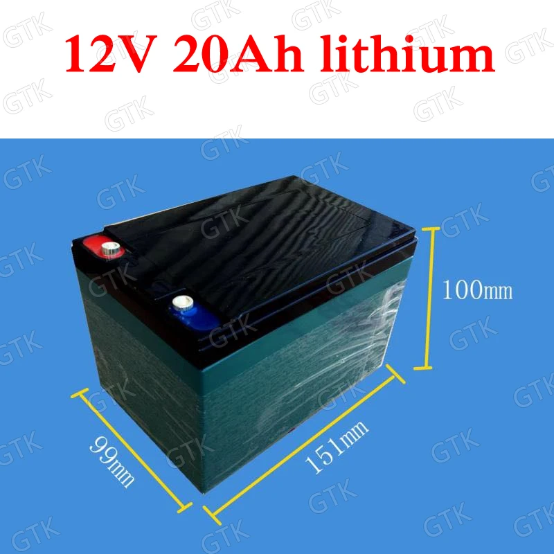 GTK 12v 300w batterie 12v 20AH lithium battery li ion 18650 BMS 3S for Solar Inverter miner's 35 w 55 w xenon +charger
GTK 12v 300w batterie 12v 20AH lithium battery li ion 18650 BMS 3S for Solar Inverter miner's 35 w 55 w xenon +charger