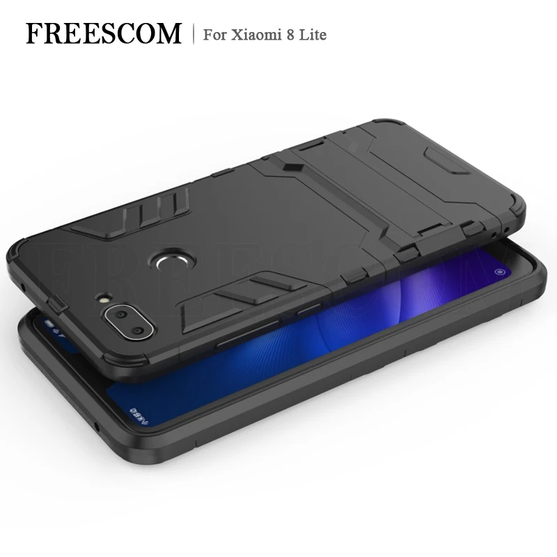 Cover Xiaomi 8 Lite Case Rubber Robot Armor Hard PC Back Cover for Xiaomi 8lite Phone Case for Xiaomi MI 8Lite
Cover Xiaomi 8 Lite Case Rubber Robot Armor Hard PC Back Cover for Xiaomi 8lite Phone Case for Xiaomi MI 8Lite