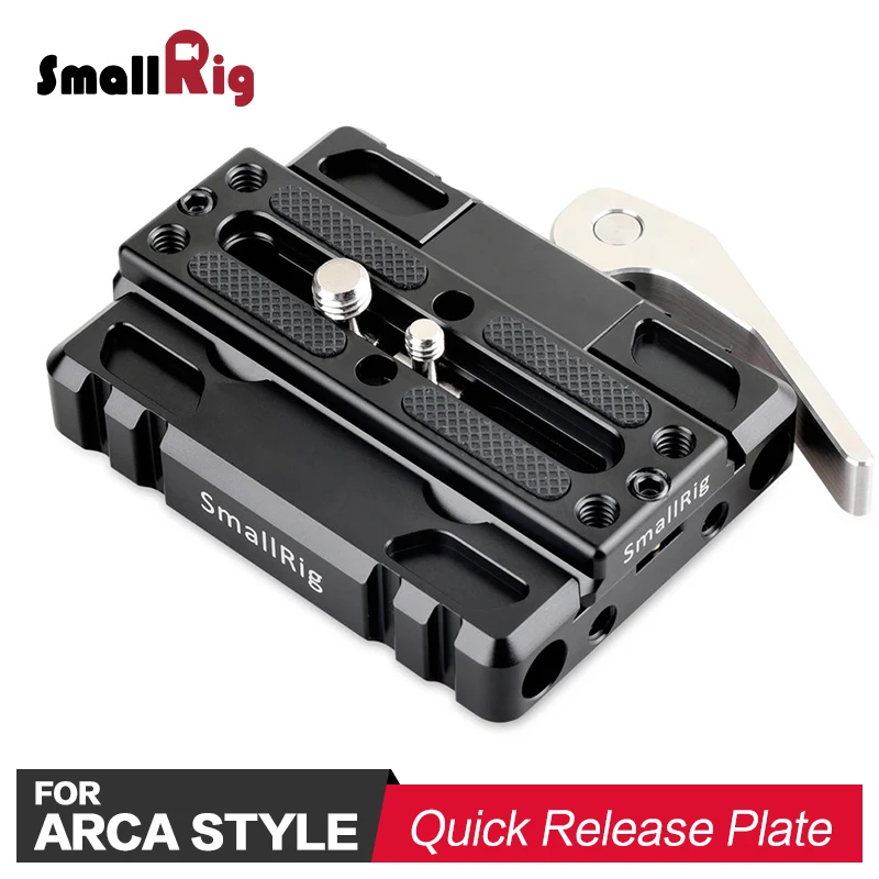 SmallRig DSLR Camera Shooting ARCA Style Quick Release Baseplate Pack (With ARCA Style Plate) moving from handheld to tripod1817
SmallRig DSLR Camera Shooting ARCA Style Quick Release Baseplate Pack (With ARCA Style Plate) moving from handheld to tripod1817