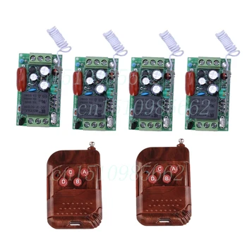 Free Shiping 220V 10A 1CH wireless remote control Switch RF 4 Receiver &2Transmitter Relay Momentary Toggle smart home z-wave
Free Shiping 220V 10A 1CH wireless remote control Switch RF 4 Receiver &2Transmitter Relay Momentary Toggle smart home z-wave