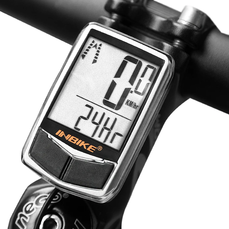 INBIKE Bike Wired Speedometer w/ Waterproof Backlight Digital Display