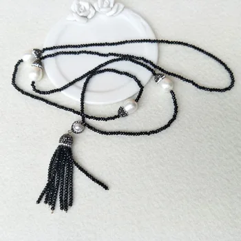 5pcs Natural shell Pearl tassel charm,Pave Crystal Rhinestone Necklace,with crystal Beaded chain Jewelry Necklace NK87A
5pcs Natural shell Pearl tassel charm,Pave Crystal Rhinestone Necklace,with crystal Beaded chain Jewelry Necklace NK87A