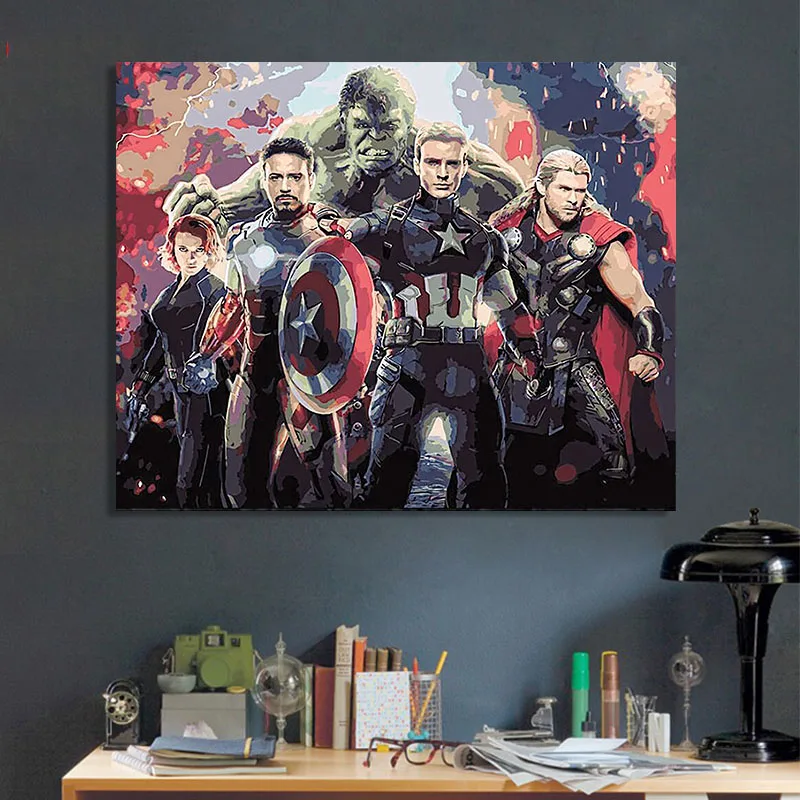 painting by numbers art paint by number Big Picture King DIY Movie Character Avengers Alliance Captain America Hulk Iron Man R
painting by numbers art paint by number Big Picture King DIY Movie Character Avengers Alliance Captain America Hulk Iron Man R