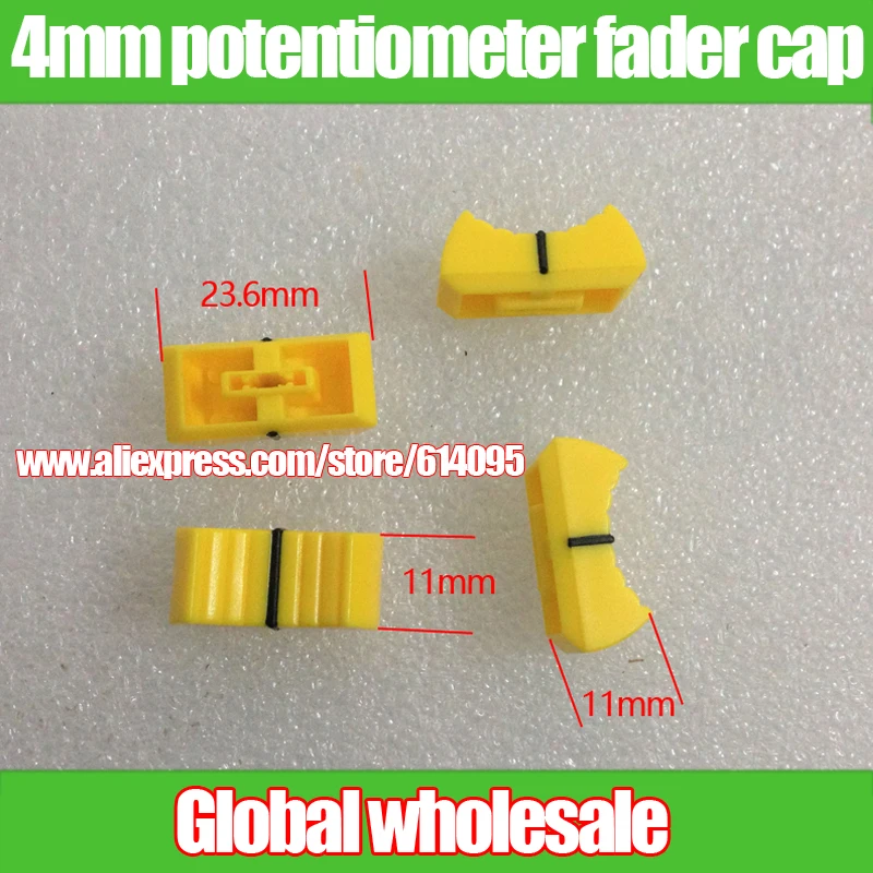 10pcs Audio Volume Adjustment Fader Cap / 4mm Straight Slide Potentiometer Knob Cap Mixer Console 4mm Cap Yellow
10pcs Audio Volume Adjustment Fader Cap / 4mm Straight Slide Potentiometer Knob Cap Mixer Console 4mm Cap Yellow