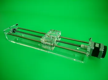 Z axis CNC linear slider Slide rail NEMA17 stepper motor effective stroke 100-300mm TR8x8 lead screw
Z axis CNC linear slider Slide rail NEMA17 stepper motor effective stroke 100-300mm TR8x8 lead screw