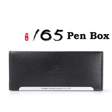 Jinhao Fonte Presente Caneta Caixa de Caneta de Couro Preto de Alta Qualidade Caixa de Lápis Dos Artigos de Papelaria Case100PCS Pode Ser Personalizado Marca(China)